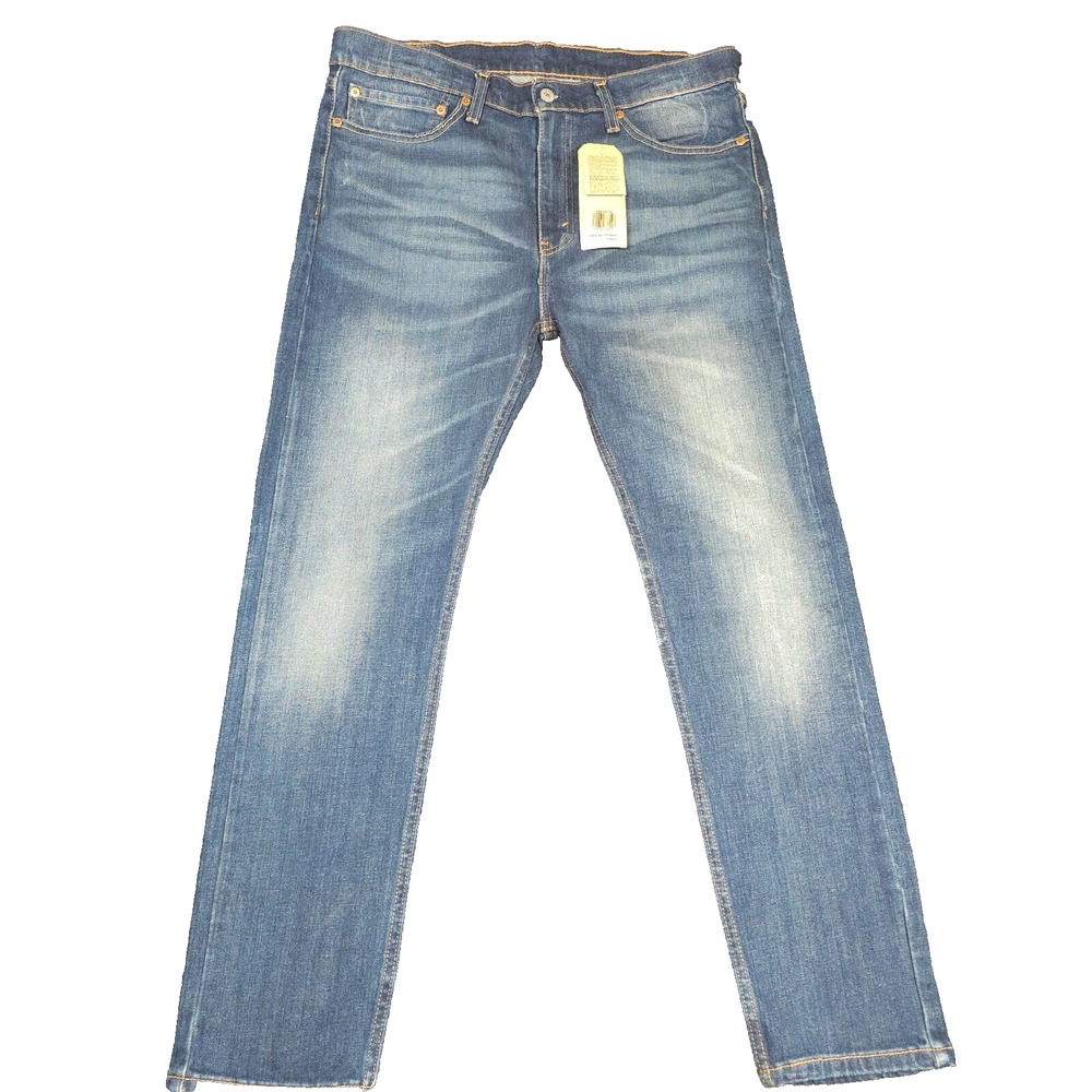 Levis 510 Jeans Skinny Fit Mens SIZE 34 x 34 STRETCH LIGHT BLUE FADE NWT